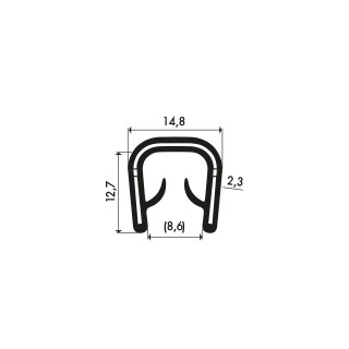 P011100/EN45545 – EPDM schwarz